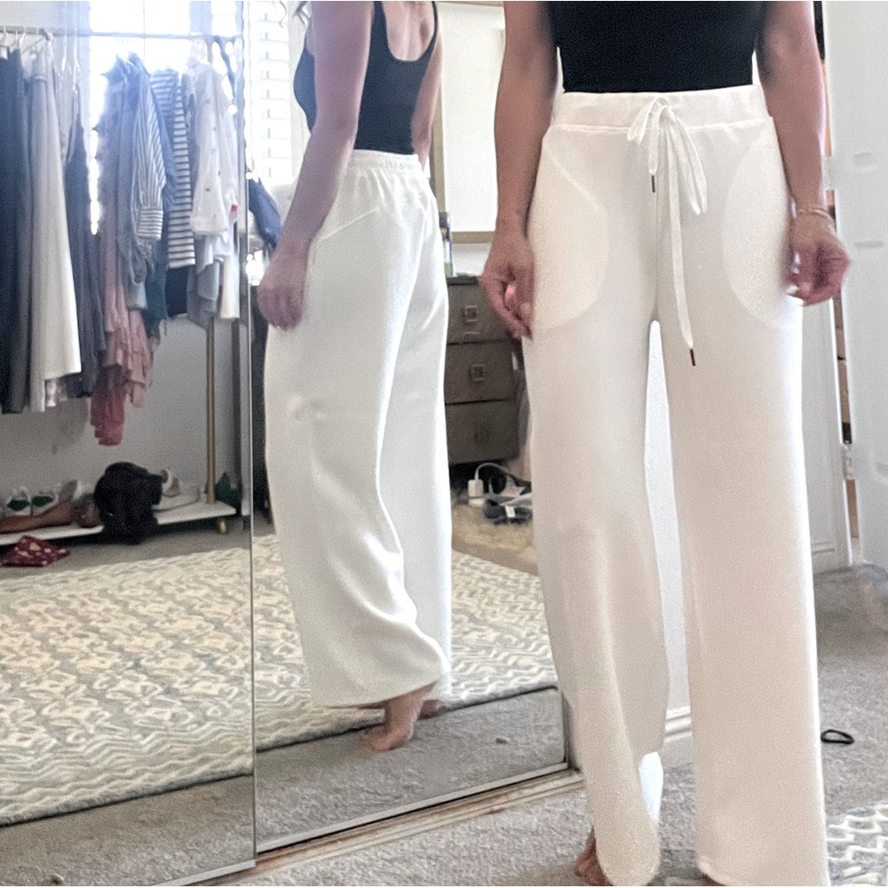 White sweatpants